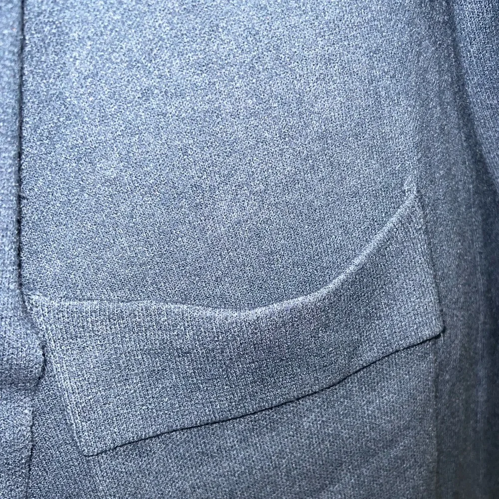 Blue cardigan Very soft, pockets,nice  color, great condition - Picture 3 of 6